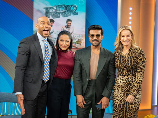 Ram Charan Looking Stylish Look For GMA Interview